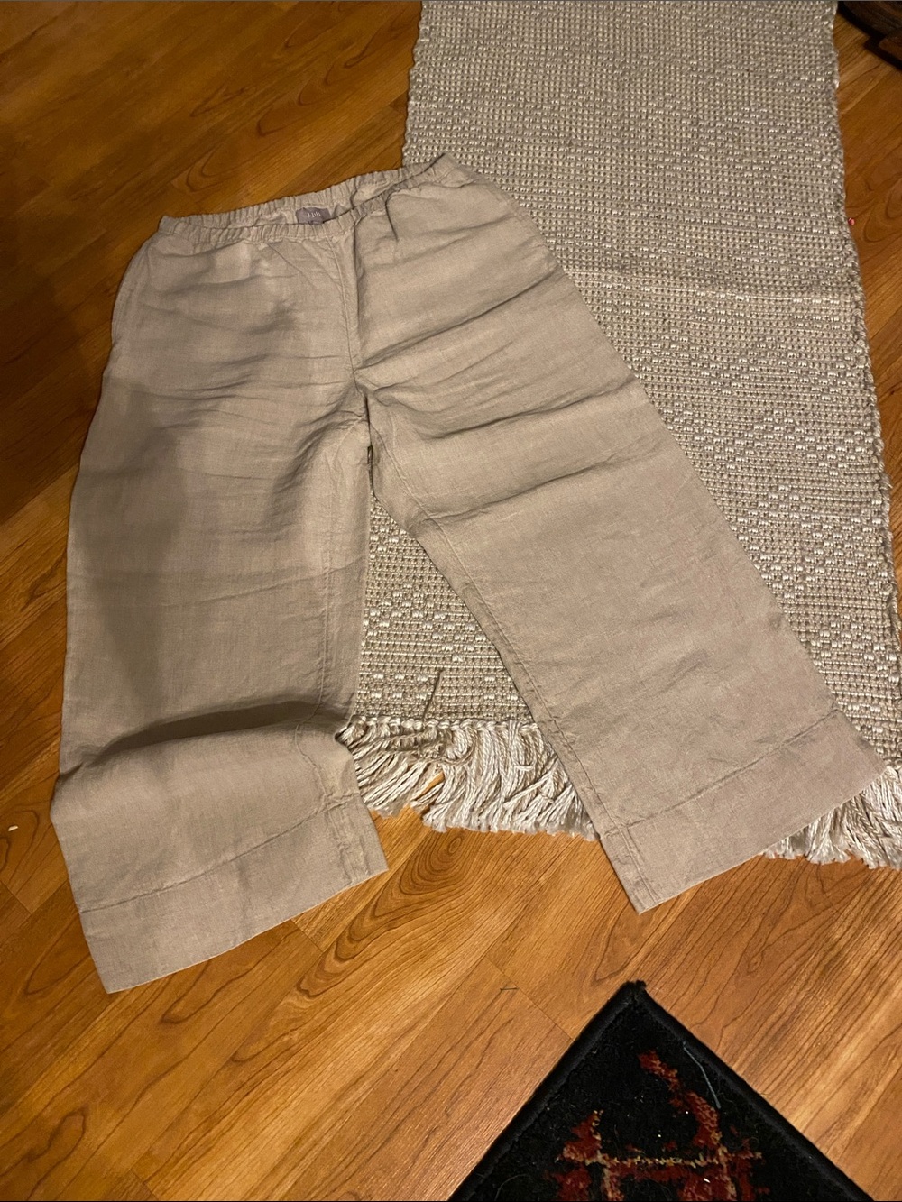 JJill Beige 100% Linen Blend women’s Pants S